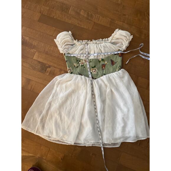 Cider Off Shoulder Corset Mini Dress Curve & Plus size large - Picture 10 of 11